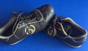 Scarpa sneaker vintage bambino Phat Kimora Lee Simmons da donna taglia 8,5 marrone oro Y2K - Foto 1 di 15