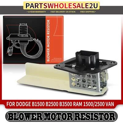 Blower Motor Resistor for Dodge Ram 1500 2500 3500 Van 1999-03 B1500 B2500 B3500 - Image 1 of 4
