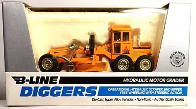 Bachman Ind. Excavadoras B-Line Die-Cast "Motoniveladora hidráulica" PN.  99-9552 Foto 1 de 3