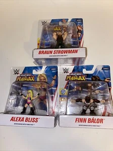 3 - Series 1 WWE Micro Maniax - Alexa Bliss, Braun Strowman, Finn Balor - Picture 1 of 5