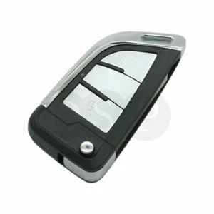 Modified Flip Remote Key Shell Case fit for VOLKSWAGEN SKODA SEAT 2 Button Fob - Picture 1 of 6