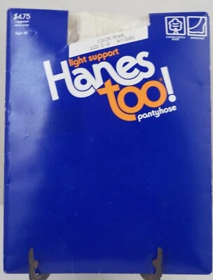 "¡Hanes también!" Top de control de pantimedias con soporte ligero Pearl talla C-D de colección '85 como nuevo EE. UU. Foto 1 de 2