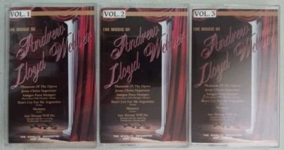 The Music Of Andrew Lloyd Webber Volumes 1, 2, And 3 Cassettes, Music Audio Tape - Image 1 of 4