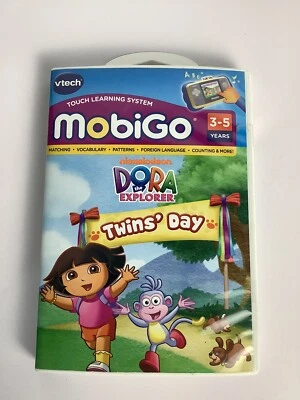Vtech Mobigo Game new Dora the Explorer Twins Day - Image 1 of 2