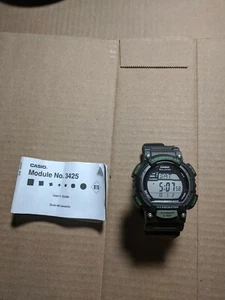 Casio Multi fuction sport solar Module no. 3425 watch with manual.  - Picture 1 of 11
