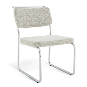 Habitat 60 Duomo Metal Dining Chair - Silver - Picture 1 of 9