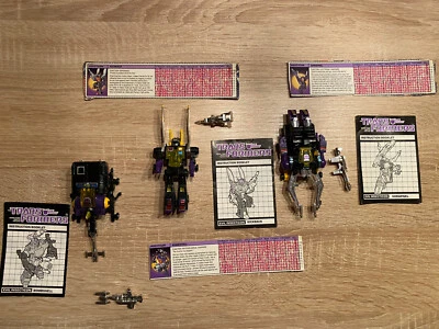 Transformers G1 Insecticons: Bombshell, Kickback, Shrapnel Insecticons  1985 - Image 1 of 4