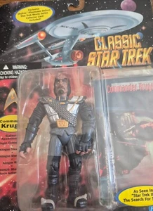 3 cartas clásicas de Star Trek Playmates de lujo para coleccionistas Kruge Chang Saavik b2 - Imagen 1 de 6