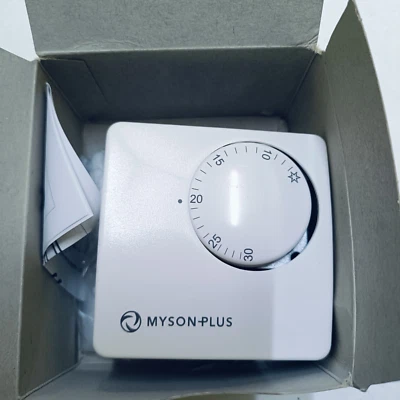 New - Myson Plus PLRT Room Thermostat Dial Wall Mounted 230V - Image 1 of 2