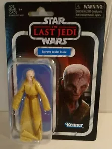 SEALED STAR WARS VINTAGE COLLECTION: THE LAST JEDI SUPREME LEADER SNOKE FIGURE - Imagen 1 de 3