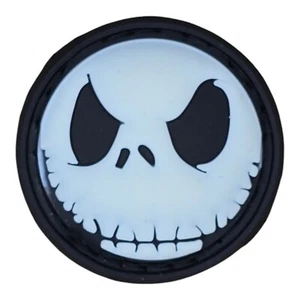 MINI JACK SKELLINGTON NIGHTMARE BEFORE CHRISTMAS 3D GLOW PVC TOPPA GANCIO TATTICO - Foto 1 di 3