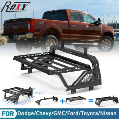 Barra antivuelco ajustable para caja de camión para Ford F-250/350 2017-2025 Foto 1 de 4