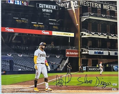 Fernando Tatis Jr Padres Signed 16x20 Photo Slam Diego Autograph Fanatics MLB - Image 1 of 4