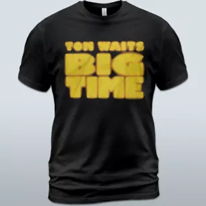 Cotton T-Shirt Tom Waits Big Time Album Tee Closing Time Night on Earth - Picture 1 of 2