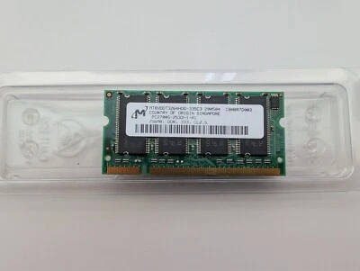 Micron 256 MB PC2700S-2533 DDR 333 MHz Memory RAM (MT8VDDT3264HDG-335C3) - Image 1 of 2