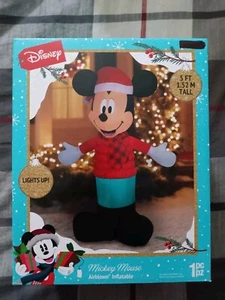 Decorazione natalizia gonfiabile gonfiabile Disney Topolino 5 piedi - Foto 1 di 1