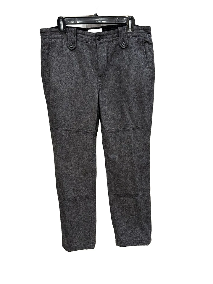 Jack Spade Men's Wool Pants 34"x 26.5" Charcoal Grey Slim Fit Wide beltloop - Image 1 of 4