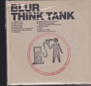 blur think tank  cd promo sealed uk has the Banksy stamp