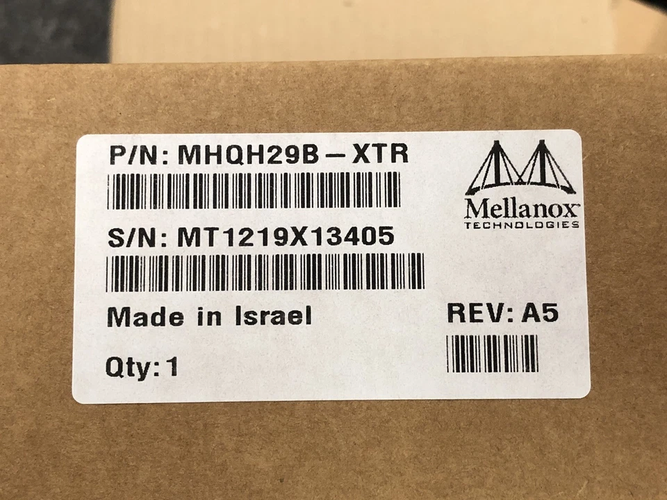 Mellanox ConnectX-2 Dual port 40Gb/s InfiniBand OR 10GbE Ethernet NIC Adapter - Image 1 of 2