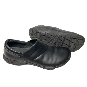 Merrell Shoes Women's Sz 10 Dassie Stitch Slip On Loafers Black Leather J31334 - Picture 1 of 16