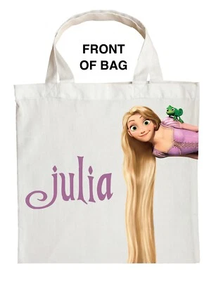 Rapunzel Trick or Treat Bag, Personalized Rapunzel Halloween Bag, Rapunzel Bag - Image 1 of 2