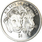 [#786883] Monnaie, Sierra Leone, Dollar, 2001, British Royal Mint, Félins - Lion
