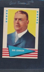 1961 Fleer Baseball Greats #048 Ban Johnson NM *790