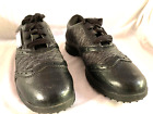 Adidas Stella Mccartney Black Leather Golf Shoes, Size 7 Women's, G01292, Euc