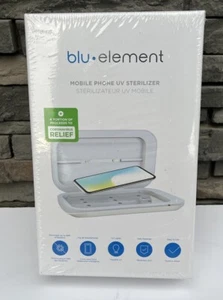 Blue Element UV Light Phone Sanitizer Sterilizer Box Fits All Smart Phones NEW - Photo 1 sur 5