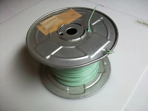 SPOCINA 500" VERDE CONDUTTORE SOLIDO 22 AWG FILO DI AGGANCIO NOS  - Foto 1 di 4