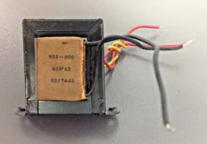 Oldtimer Netztrafo, gemarkt 501-006, 69P43, 8317443 - Bild 1 von 3