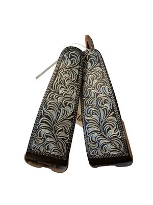 Cashel 倾斜雕刻 Roper Stirrup SA-SS-3ECH — 第 1/2 张图片