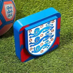 Lámpara de pared 3D de la selección nacional de fútbol de Inglaterra - Imagen 1 de 5