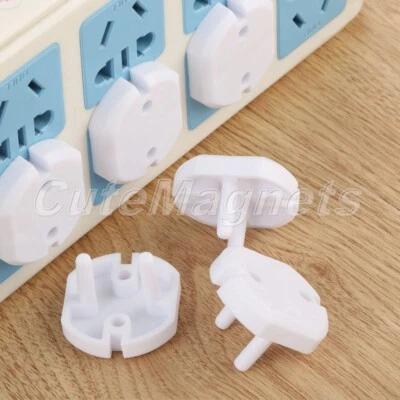 EU Wall Plug Socket Safty Covers Caps Anti Electric Baby Child Protection 10PCS
