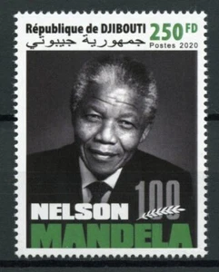 Djibouti Famous People Stamps 2020 MNH Nelson Mandela Historical Figures 1v Set - Picture 1 of 1