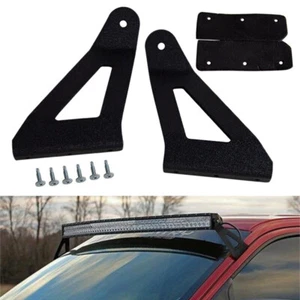 1Set Car 52" Curved LED Light Bar Upper Roof Brackets Fit for Nissan Titan - Picture 1 of 5