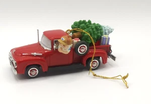 Enesco '56 Ford F100 Truckin Santa Treasury of Christmas 1996 Ornament in Box - Picture 1 of 13