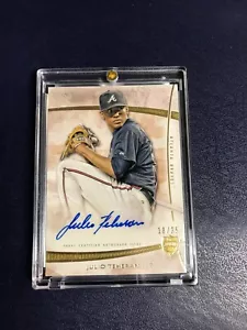 2014 Topps Supreme Simply Supreme Julio Teheran Auto 18/35 Atlanta Braves! - Picture 1 of 2