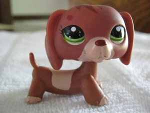 Authentic Littlest Pet Shop LPS Brown Mommy Dachshund #3601 - Picture 1 of 10
