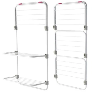 Kleeneze Overdoor Clothes Airer Adjustable Set of 2 Space Saving Drying Rack - Picture 1 of 6