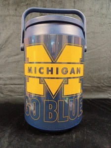 Vintage Michigan Wolverines KOOLER KRAFT Kühlbox Dose Sitz Football 1999 Beach Party - Bild 1 von 7