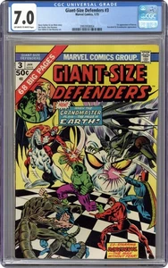 Giant-Size Defenders #3 CGC 7.0 1975 3993958004 1st app. Korvac - Picture 1 of 2