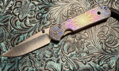 Chris Reeves Knives Small Sebenza CGG “Geometric” Very Hard To Find - Mint - Image 1 of 4