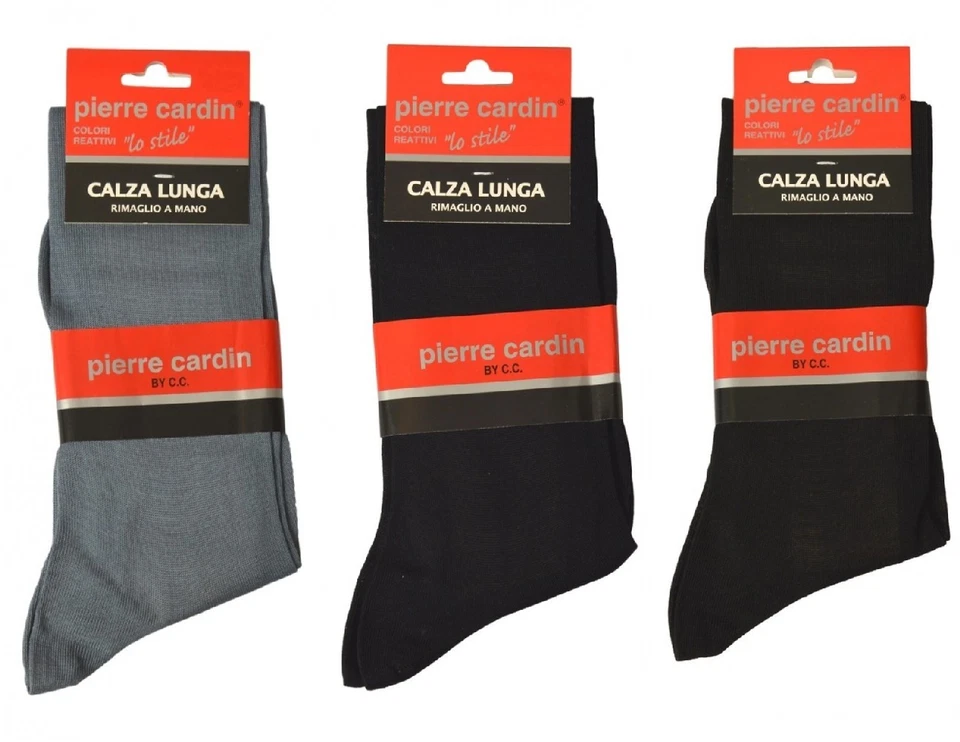PIERRE CARDIN men's socks, one pair, short, low, pure cotton, art. PC 4080 - Image 1 of 1