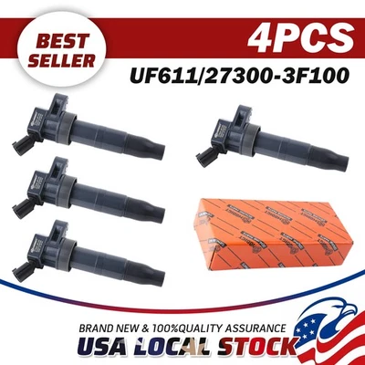 UF611 Ignition Coils For Hyundai Tucson 2.0L l4 2011-2013 27300-3F100 Premium - Image 1 of 4