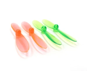 Hubsan X4 H107D Transparent Clear Green and Orange Propeller Blades Props - Picture 1 of 1
