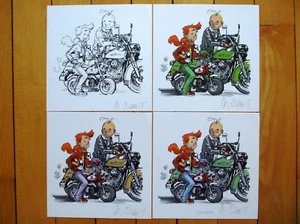 BUCHET - Portfolio SPIROU & FANTASIO - Limité à 50 exemplaires - Picture 1 of 1
