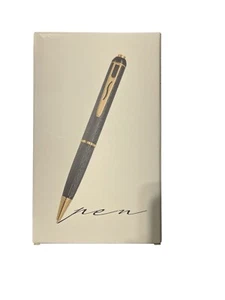 Ballpoint pen with camera metal black and gold - Picture 1 of 3
