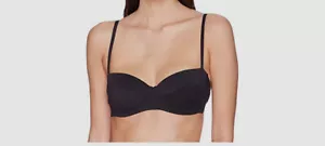 $179 Moschino Women's Black Underwire Push- Up Bra Underwear IT Size 4/ USA 38L - Picture 1 of 2