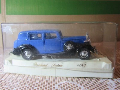 A346 Vintage Solido 4047 Francia Packard Sedan 1937 Blu 1:43 Age Oro + Scatola - Immagine 1 di 4